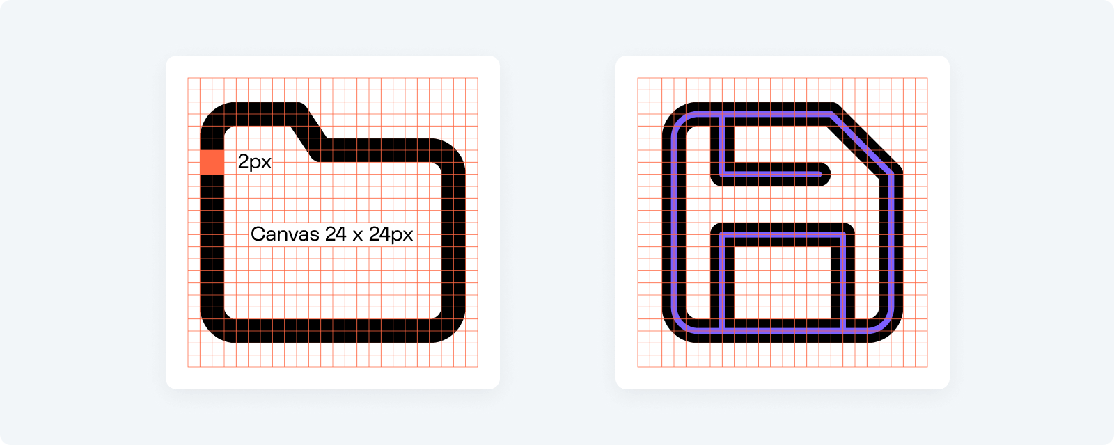 Pixel grid